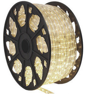 120V Dimmable LED Warm White Rope Light 150' Kit, Deluxe