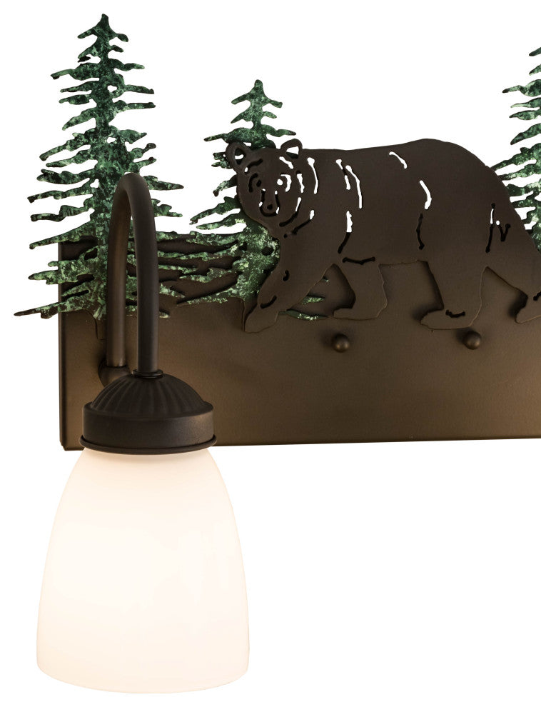 16 Wide Lone Bear 2 Light Vanity