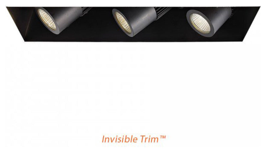 LED Precision Multiple Three-Light Invisible Trim, White