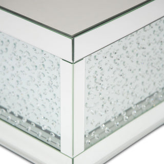 Montreal Rectangular Cocktail Table With Crystals