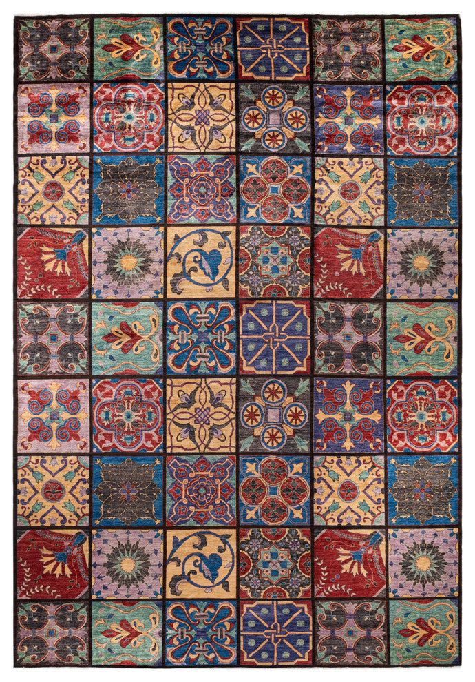 Eclectic, One-of-a-Kind Handmade Area Rug Brown, 17' 7" x 12' 3"