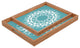 Deny Designs Karen Harris Mod Medallion Aqua Rectangular Tray