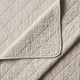 Stonewashed Cotton Gauze Quilt Set, 3PC, Sable, Full/Queen