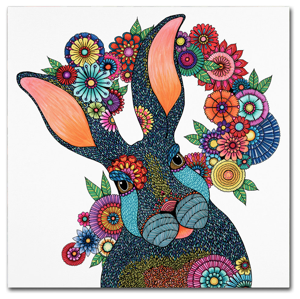 Hello Angel ''Mr. Rabbit'' Canvas Art, 14x14
