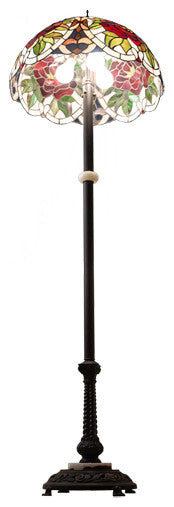 Meyda Lighting 230195 62" High Renaissance Rose Floor Lamp