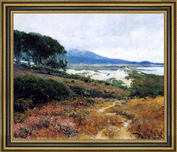 Guy Orlando Rose California Poppy Field Framed Premium Canvas Print, 16"x20"