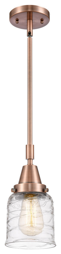 Innovations 447-1S-AC-G513 1-Light Mini Pendant, Antique Copper