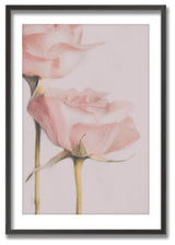 Two Roses Framed Print Wall Art by Delphine Devos, 16"x24", Framed