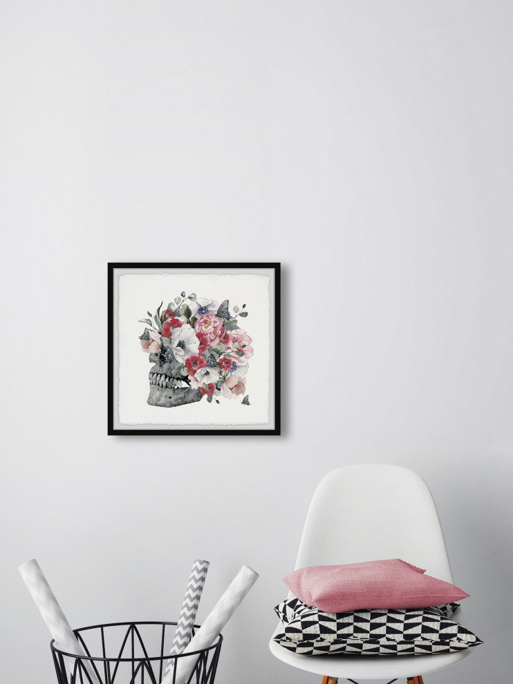 "Find Balance" Framed Painting Print, 18x18