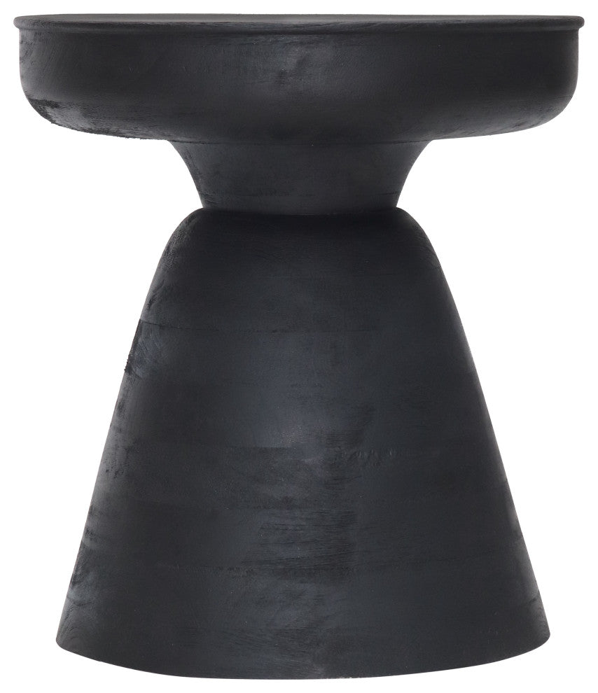 Sage Table Stool Matte Black
