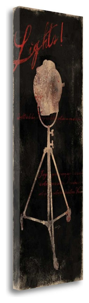 "Cinematographers Dream III - Red" By Eric Yang, Giclee on Gallery Wrap Canvas
