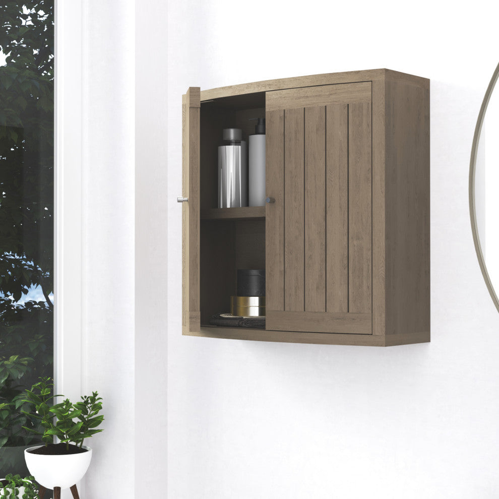 Manada-Mist Wall Mounted Storage Cabinet with Front-Facing Doors
