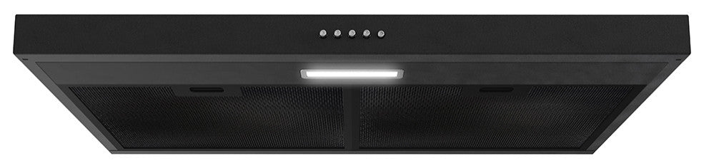 Streamline 30" Castellaro Ductless Undermount Range Hood, Grit Black