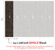 Entangled Lines Textured Look Vinyl Peel and Stick Mural, Dark, 24"x108", Single