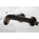 Kingston Brass KS4125PL 2-Handle Wall Mount Bathroom Faucet, Oil Rubbed Bronze