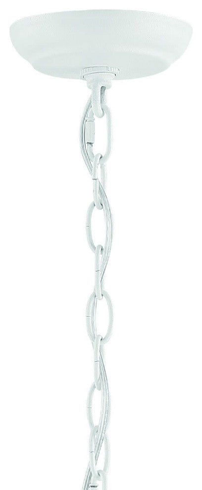 Crystorama Lighting Group 504 Broche 4 Light 16"W Taper Candle - Matte White