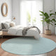 Indoor/Outdoor Laidley LA1 Sky Blue Machine Washable 10' x 10' Rug