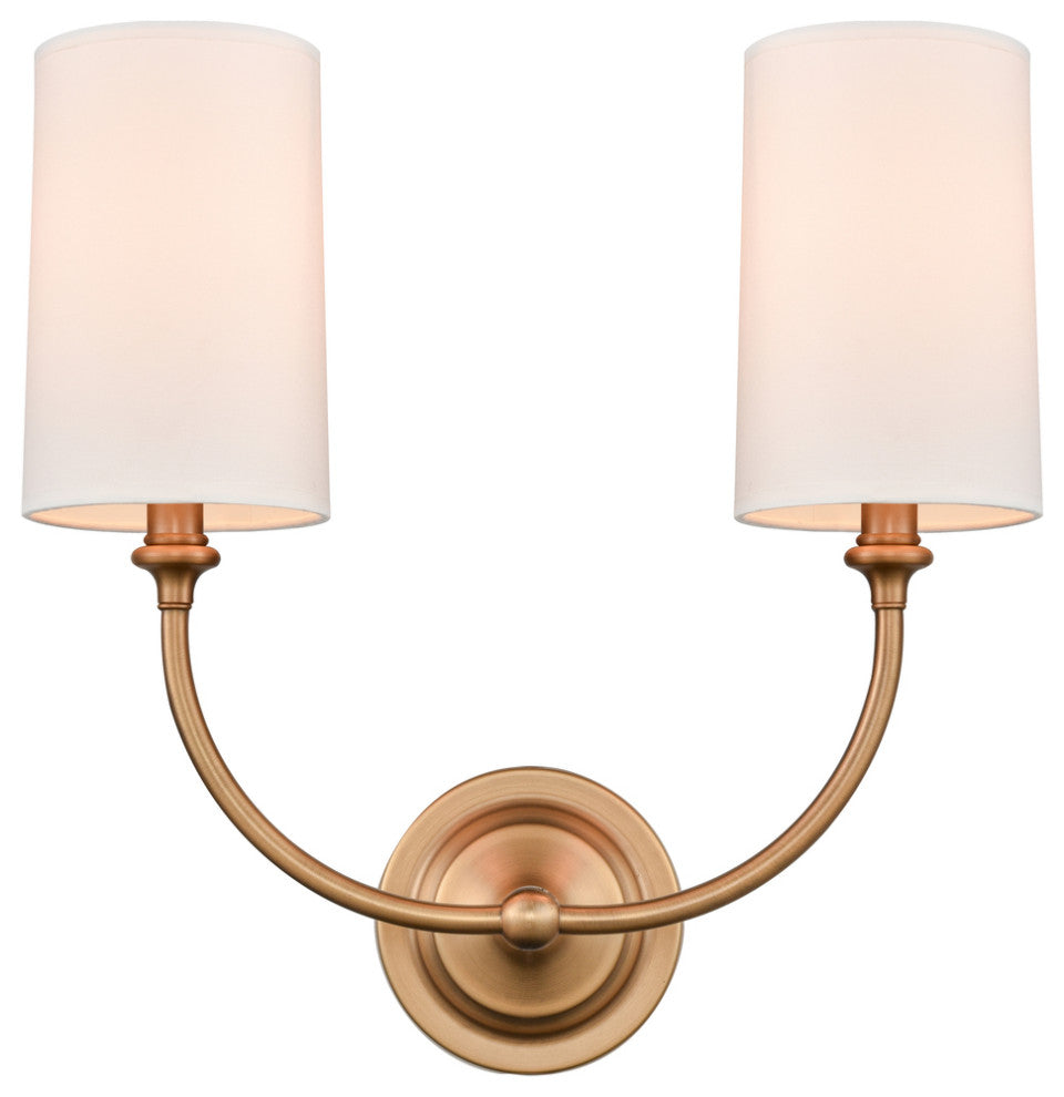 Innovations Giselle 2-Light 15" Sconce Brushed Brass