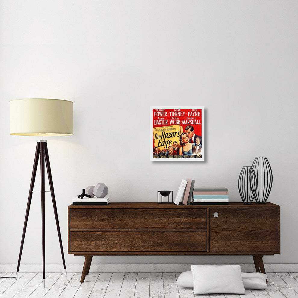 "The Razors Edge" Stretched Canvas Giclee by Hollywood Photo Archive, 22"x22"