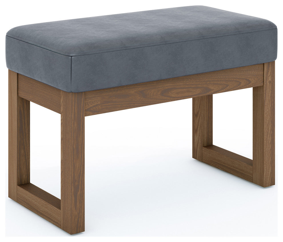 Milltown 26 In Wide Rectangle Footstool Small Ottoman Bench