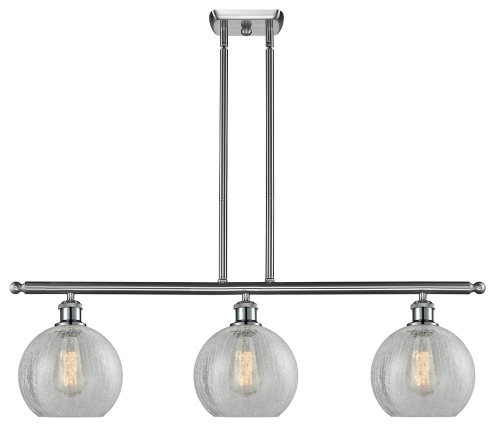 INNOVATIONS LIGHTING 516-3I-SN-G125 Athens 3 Light Island Light