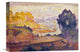 "A View of Menton" Stretched Canvas Giclee by Henri Edmond Cross, 16"x11"