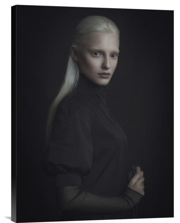 "Pale Portrait" Stretched Canvas Giclee by Yuri Shevchenko, 18"x24"