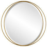 Uttermost - 09991 - Mirror - Rhodes - Antiqued Gold Leaf
