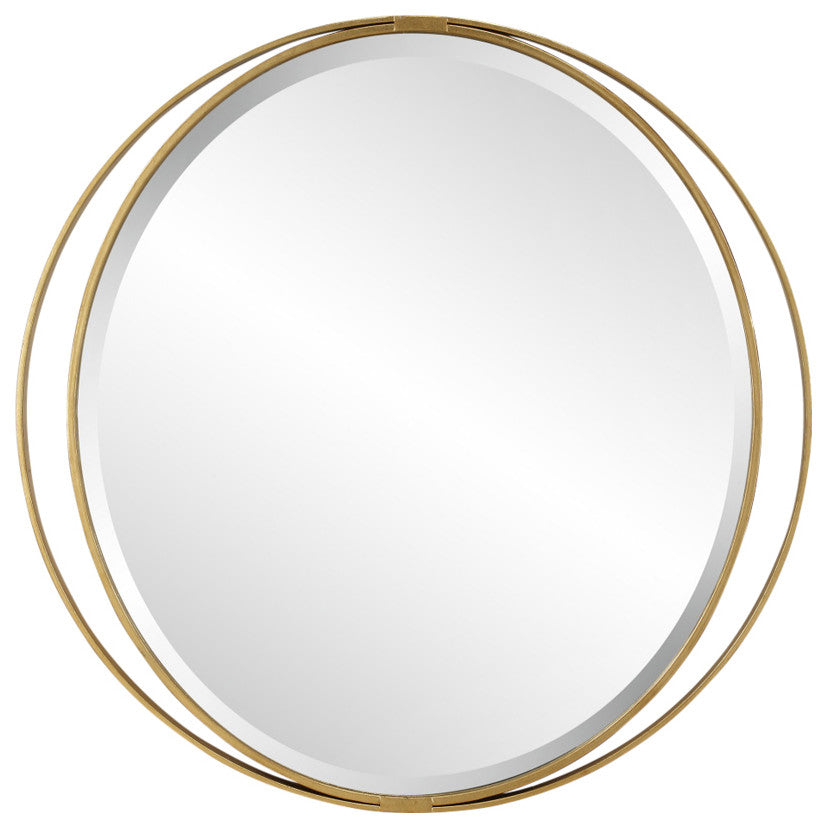 Uttermost - 09991 - Mirror - Rhodes - Antiqued Gold Leaf