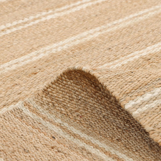 Lilly Handmade Area Rug Brown, 5' 0" X 8' 0"