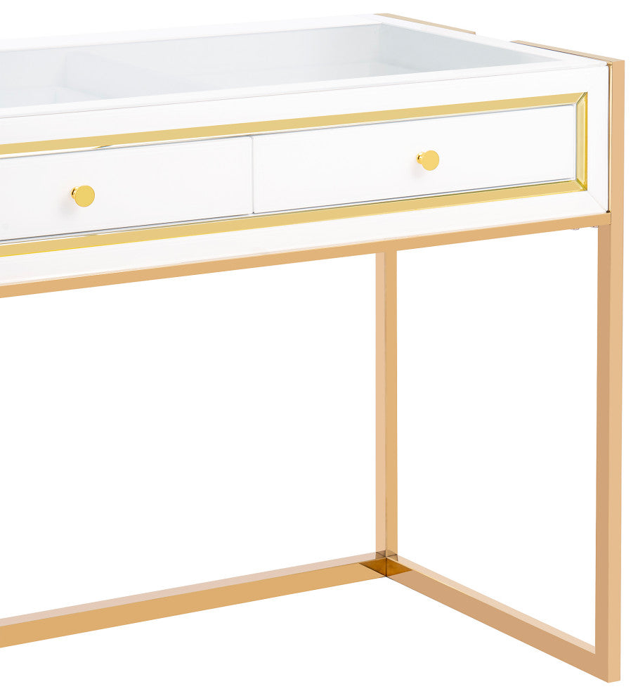 Slaystation Addison Vanity Table with 3 Drawers