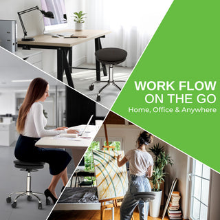 Wobble Stool Air Rolling Adjustable Height Active Sitting/Balance