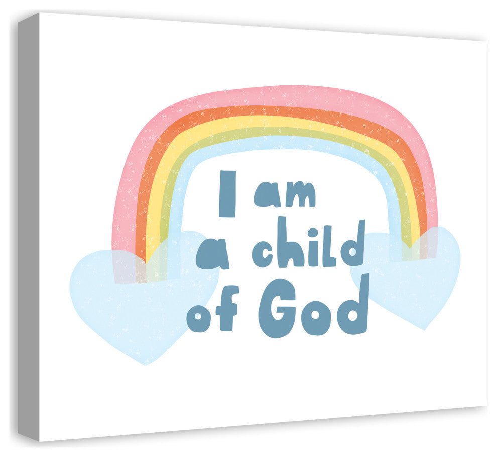 Child Of God Rainbow 24x20 Canvas Wall Art