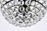 Eleana 20" Flush Mount, Black