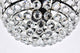 Eleana 20" Flush Mount, Black