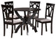 Junko Modern 5-Piece Dining Set, Gray