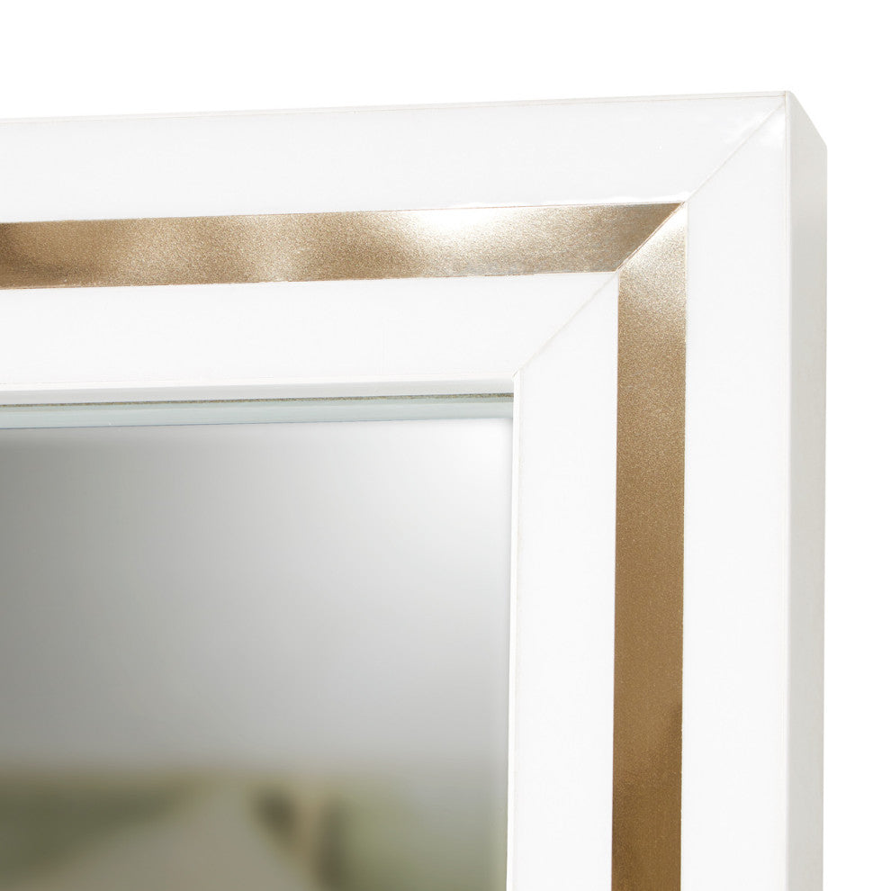 Palm Gate Wall Mirror, Cloud White