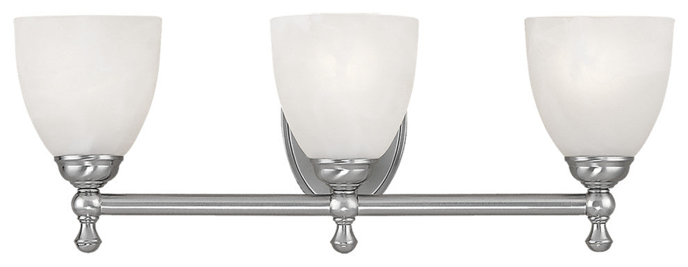 Millennium 603-SN Three Light Vanity, Satin Nickel Finish