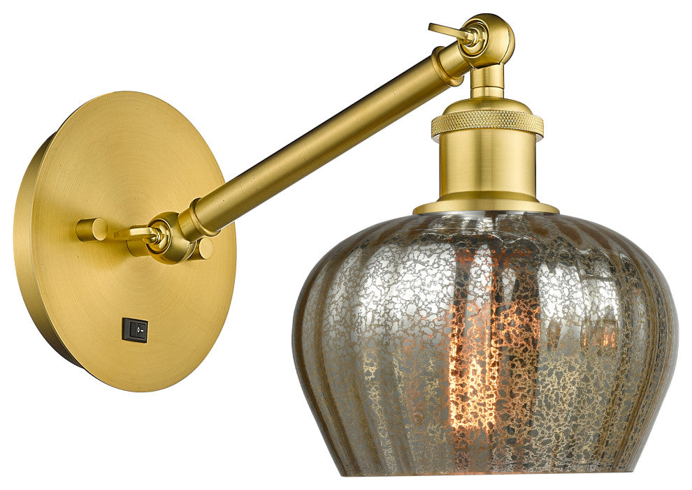 Innovations 317-1W-SG-G96-LED 1-Light Sconce, Satin Gold