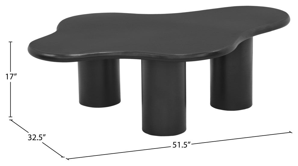 Romaine Coffee / End Table, Black, Coffee Table