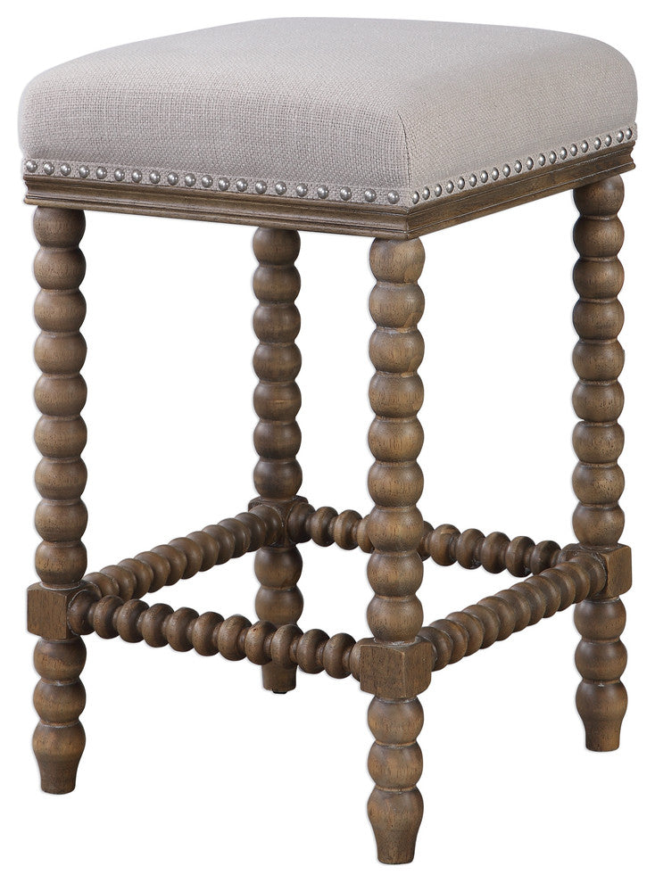 Pryce Wooden Counter Stool