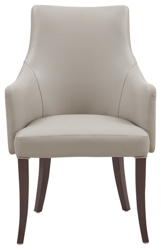 Manhattan Comfort Connie Dining Armchair, Light Gray, Single