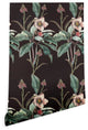 Deny Designs CayenaBlanca Dramatic Garden Wallpaper, Black, 2'x8'