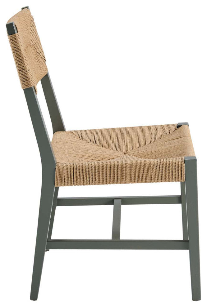 Bodie Wood Dining Chair, Light Gray Natural