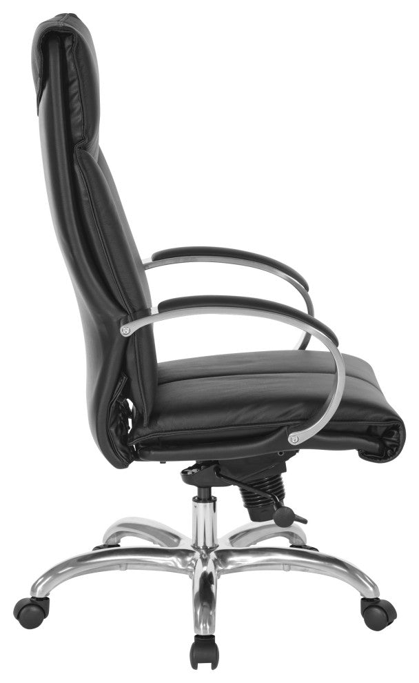 High Back Black Executive Leather Office Chair