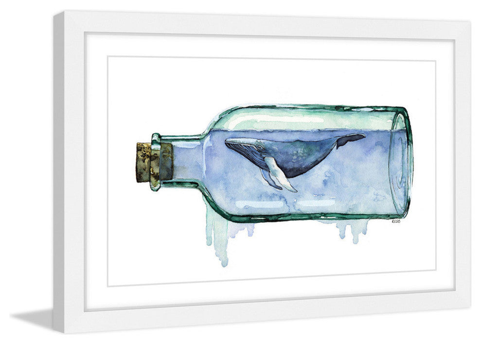 "Seaglass" Framed Print by Rachel Byler