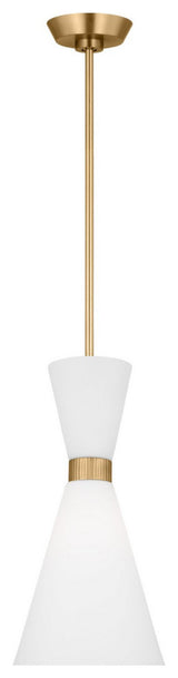Belcarra 1-Light Pendant, Satin Brass
