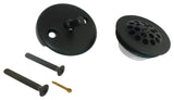 Kingston Brass Trip Lever With Grid Conversion Kit, Matte Black