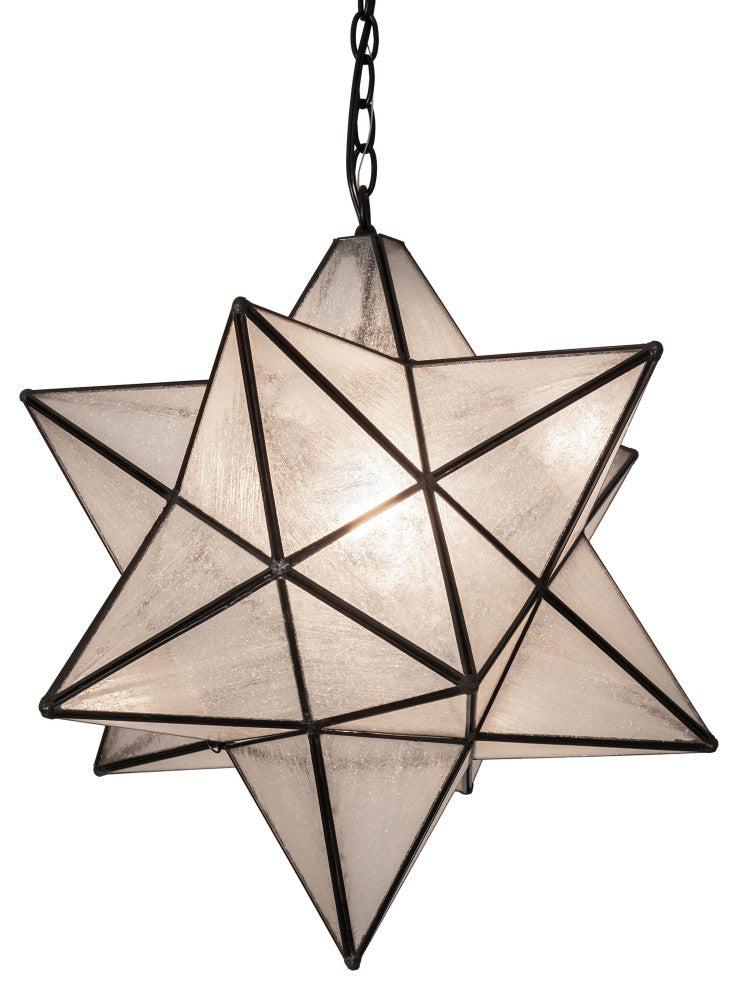 18 Wide Moravian Star Pendant