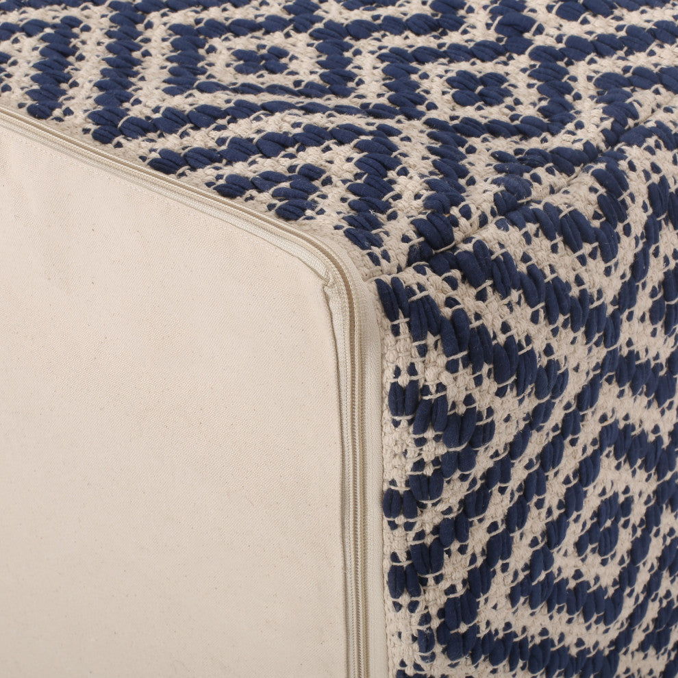 Gardinier Boho Rectangular Bean Bag Ottoman